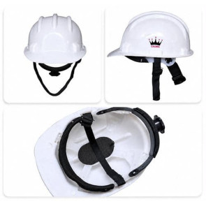 Safety helmet nape with logo